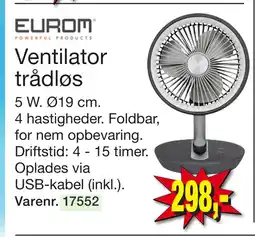 Harald Nyborg Ventilator trådløs tilbud