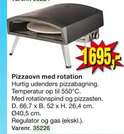 Harald Nyborg Pizzaovn med rotation tilbud