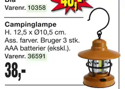 Harald Nyborg Campinglampe tilbud