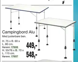 Harald Nyborg Campingbord Alu tilbud
