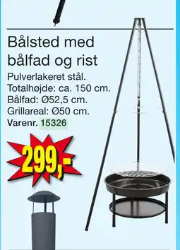Harald Nyborg Bålsted med bålfad og rist tilbud