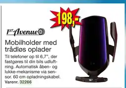 Harald Nyborg Mobilholder med trådløs oplader tilbud