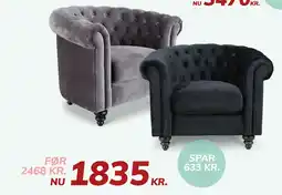 Daells Bolighus STOL I CHESTERFIELD STIL tilbud
