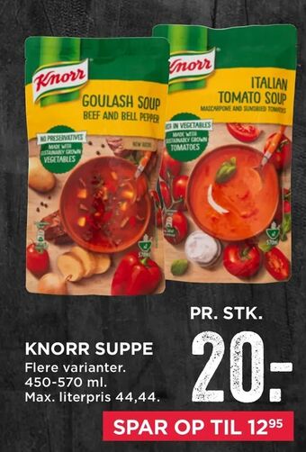 MENY Knorr suppe tilbud