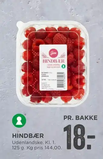 MENY Hindbær tilbud