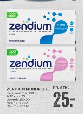 MENY Zendium mundpleje tilbud