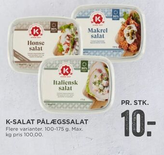 MENY K-salat pålægssalat tilbud