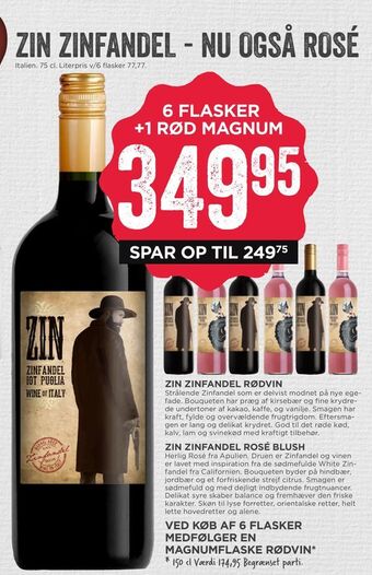 MENY Zin zinfandel - nu også rosé tilbud