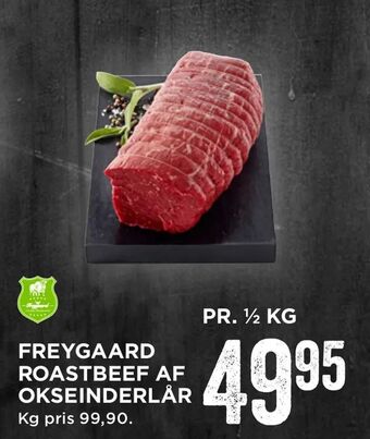 MENY Freygaard roastbeef af okseinderlår tilbud