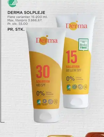 MENY Derma solpleje tilbud