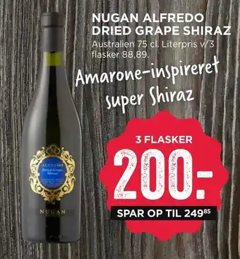 MENY Nugan alfredo dried grape shiraz tilbud