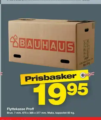 Bauhaus Flyttekasse Proff tilbud