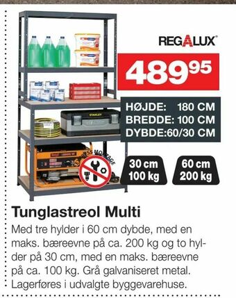 Bauhaus Tunglastreol Multi tilbud
