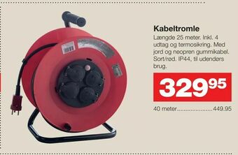 Bauhaus Kabeltromle tilbud