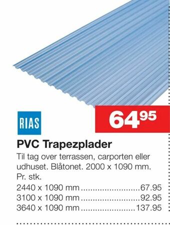 PVC Trapezplader