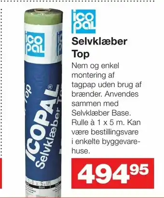 Selvklæber Top