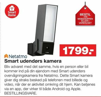 Bauhaus Smart udendørs kamera tilbud