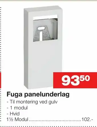 Bauhaus Fuga panelunderlag tilbud