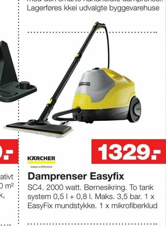 Bauhaus Damprenser Easyfix tilbud
