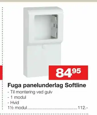 Fuga panelunderlag Softline