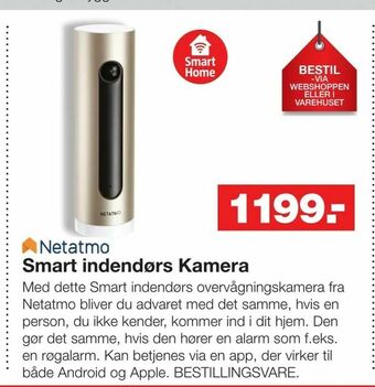 Bauhaus Smart indendørs Kamera tilbud