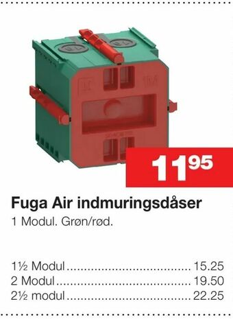 Bauhaus Fuga Air indmuringsdåser tilbud