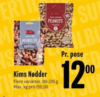 Min Købmand Kims Nødder tilbud