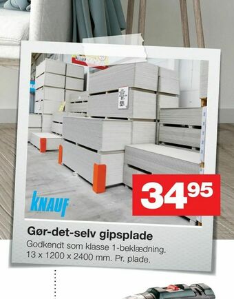 Bauhaus Gør-det-selv gipsplade tilbud