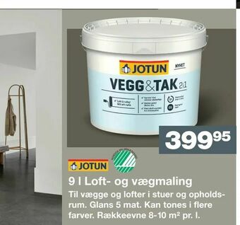 Bauhaus 9 l Loft- og vægmaling tilbud