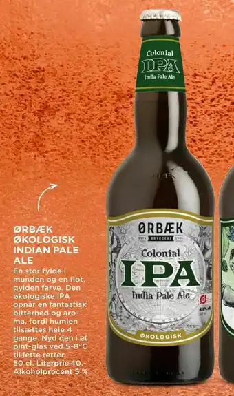 MENY Ørbæk økologisk indian pale ale tilbud