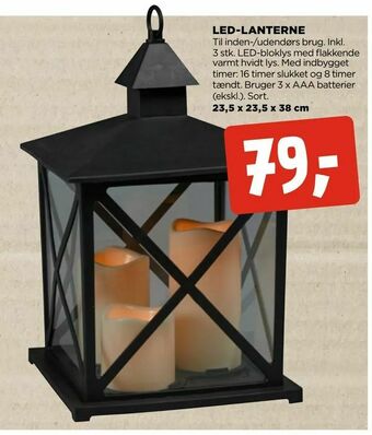 jem & fix Led-lanterne tilbud