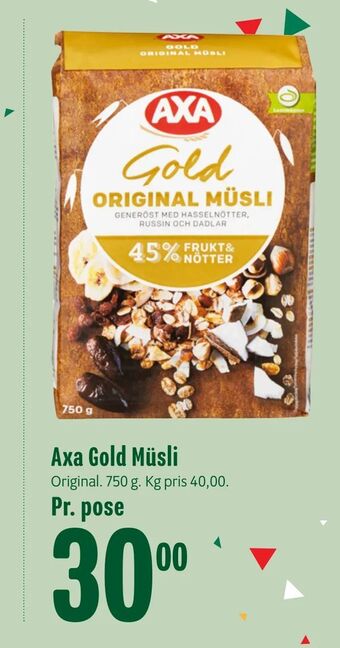 Min Købmand Axa Gold Müsli tilbud