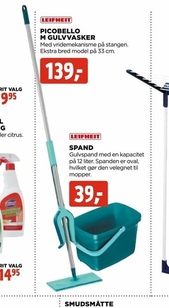 jem & fix Picobello m gulvvasker tilbud
