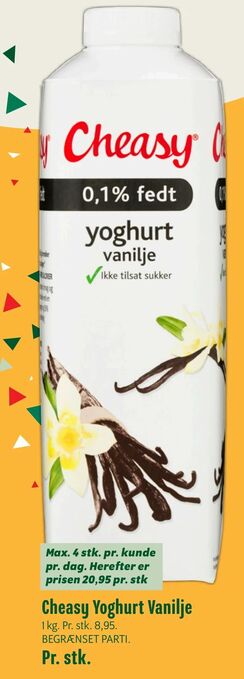 Min Købmand Cheasy Yoghurt Vanilje tilbud
