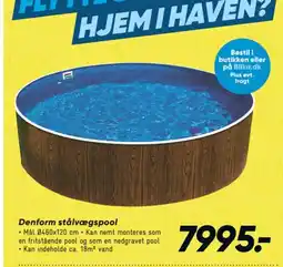 Denform stålvægspool