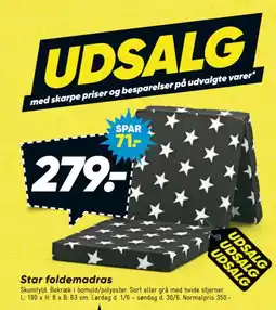 Bilka Star foldemadras tilbud