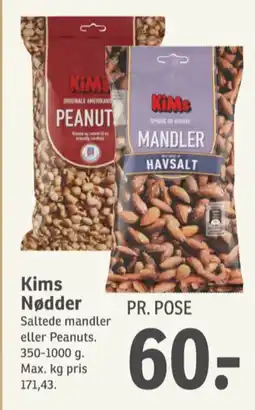 SPAR Mandler Havsalt tilbud