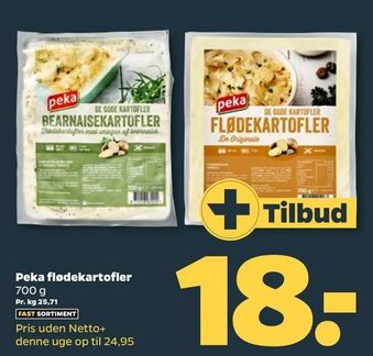 Netto Peka flødekartofler tilbud