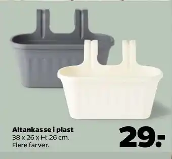 Netto Altankasse i plast tilbud