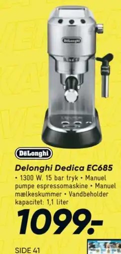Bilka Delonghi Dedica EC685 tilbud