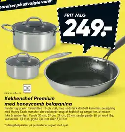 Bilka Køkkenchef Premium med honeycomb belægning tilbud