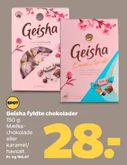 Netto Dessertchokolade Caramel & Seasalt tilbud