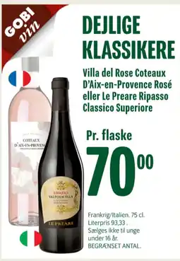 Min Købmand Italiensk Rødvin tilbud