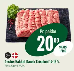 Min Købmand Hakket grisekød 14-18% tilbud