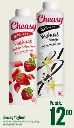 Min Købmand Jordbær & Rababer Yoghurt tilbud