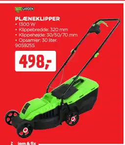 jem & fix PLÆNEKLIPPER tilbud