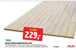 jem & fix SELEX BEKLÆDNINGSPLADE tilbud