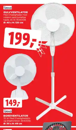 jem & fix GULVVENTILATOR tilbud