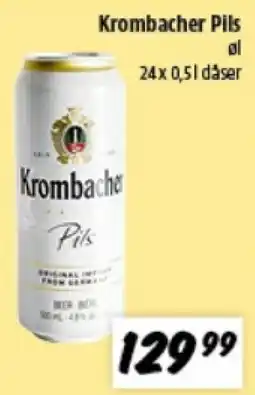 zur Krone Krombacher Pils tilbud
