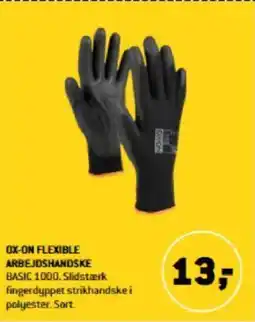 XL-BYG OX-ON FLEXIBLE ARBEJDSHANDSKE tilbud